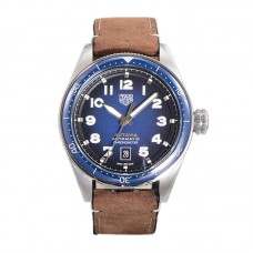 Tag Heuer Autavia Caliber 5 Blue Dial with Blue Ceramic Bezel on Nylon Strap