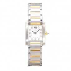 Tank Francaise Watch Small with Diamond Marker Steel/Yellow Gold Tank Francaise Watch Small with Diamond Marker Steel/Yellow Gold