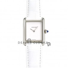 Tank Must Watch Small White Dial in Steel