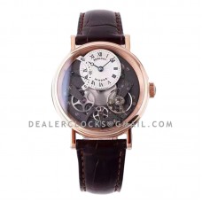 Tradition 7097BR/G1/9WU White Dial in Rose Gold