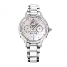 Traditionelle Perpetual Calendar Ultra-Thin 4305T/000G White Dial in White Gold on Bracelet