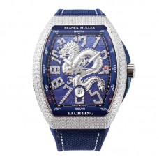 Vanguard Yachting Dragon V45YT Blue Dial with Diamond Bezel Vanguard Yachting Dragon V45YT Blue Dial with Diamond Bezel