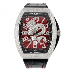 Vanguard Yachting Dragon V45YT Red Dial with Diamond Bezel Vanguard Yachting Dragon V45YT Red Dial with Diamond Bezel