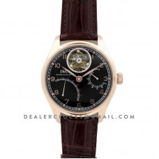 Portuguese Tourbillon Mystère Rétrograde IW504401 in Rose Gold