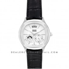 Black Tie Emperador White Dial in Steel
