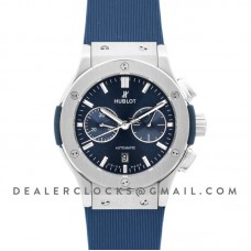Classic Fusion Chronograph Blue Dial in Steel