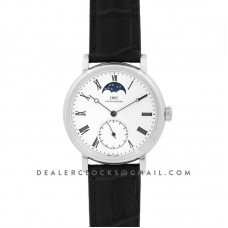 Vintage Portofino Hand Wound IW544805 White Dial in Steel
