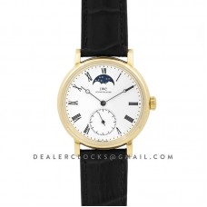 Vintage Portofino Hand Wound IW544806 White Dial in Yellow Gold