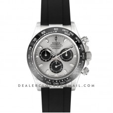 Daytona 116519LN Steel and Black Dial in White Gold