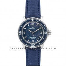 Fifty Fathoms Blue Dial in Steel