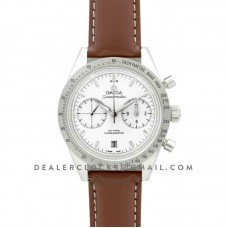 Speedmaster ’57 Co-Axial White/Silver Dial on Brown Leather Strap Speedmaster ’57 Co-Axial White/Silver Dial on Brown Leather Strap
