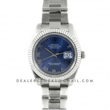 Datejust II 116300 Blue Dial Roman Numerals