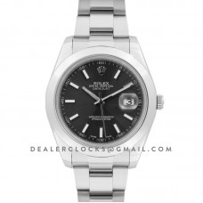 Datejust II 116300 Black Dial Stick Markers