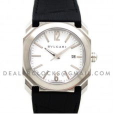 Octo Solotempo Steel White Dial