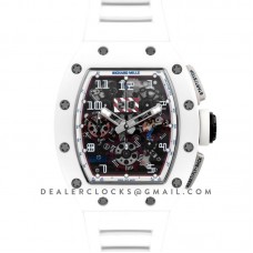 RM 011 Flyback Chronograph White Ceramic NTPT Asia Limited Edition
