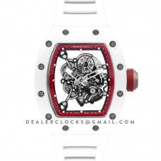 RM 055 White Bubba Watson White Ceramic Asia Edition in Red RM 055 White Bubba Watson White Ceramic Asia Edition in Red