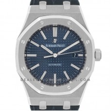 Royal Oak 15400 Steel Blue Dial on Leather Strap Royal Oak 15400 Steel Blue Dial on Leather Strap
