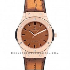 Classic Fusion Berluti Scritto 45mm in Rose Gold