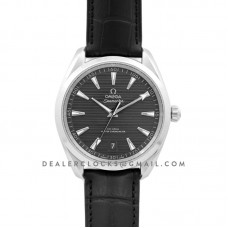 Seamaster Aqua Terra 150m 2017 41mm Master Chronometer Black Dial on Leather Strap