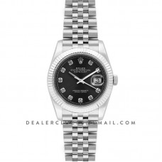 Datejust 36 116234 Grey Dial with Diamond Markers Datejust 36 116234 Grey Dial with Diamond Markers