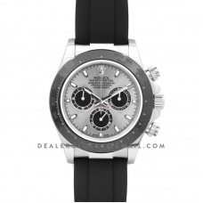 Daytona 116519LN Silver Dial in White Gold