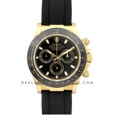 Daytona 116518LN Black Dial in Yellow Gold