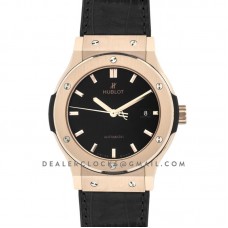 Classic Fusion Automatic 42mm Black Dial in Rose Gold