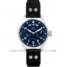 Big Pilot’s Watch Annual Calendar Edition 150 Years IW502708 Blue Dial in Steel