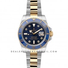 Submariner 116613LN Blue Ceramic With Diamond Markers