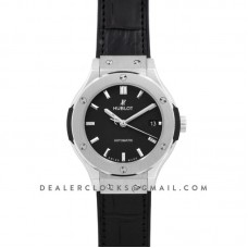 Classic Fusion Automatic 38mm Black Dial in Titanium