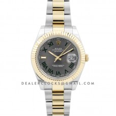 Datejust II 111497 Silver Dial in Gold/Steel with Roman Markers on Oyster Bracelet