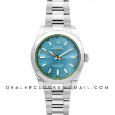Milgauss 116400GV Z-blue Dial in Oystersteel