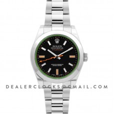 Milgauss 116400GV Black Dial in Oystersteel