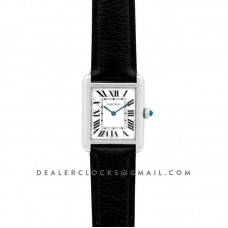 Tank Solo Watch 25mm on Black Leather Strap