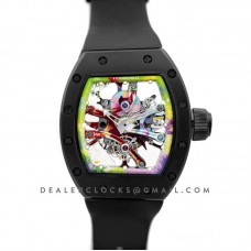 RM 068-01 Tourbillon Cyril Kongo on Black Rubber Strap