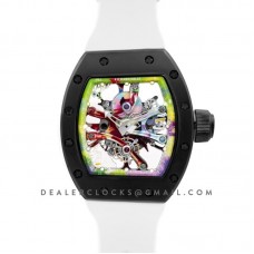 RM 068-01 Tourbillon Cyril Kongo on White Rubber Strap
