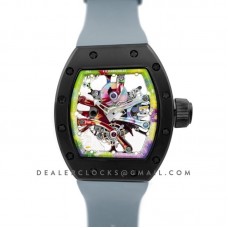 RM 068-01 Tourbillon Cyril Kongo on Grey Rubber Strap