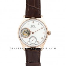Portuguese Tourbillon Hand Wound IW546302 Silver Dial in Rose Gold
