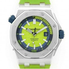 Royal Oak Offshore Diver Steel Green Dial 15710ST SIHH 2017