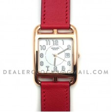 Cape Cod GM Quartz Rose Gold on Red Fjord Leather Strap Cape Cod GM Quartz Rose Gold on Red Fjord Leather Strap