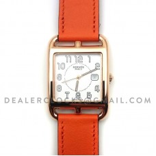 Cape Cod GM Quartz Rose Gold on Orange Fjord Leather Strap Cape Cod GM Quartz Rose Gold on Orange Fjord Leather Strap