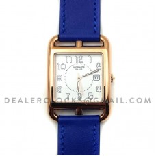 Cape Cod GM Quartz Rose Gold on Blue Fjord Leather Strap Cape Cod GM Quartz Rose Gold on Blue Fjord Leather Strap
