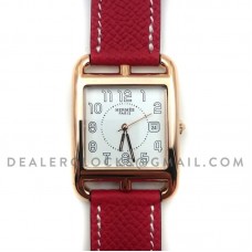 Cape Cod GM Quartz Rose Gold on Red Epsom Leather Strap Cape Cod GM Quartz Rose Gold on Red Epsom Leather Strap