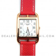 Cape Cod GM Quartz Rose Gold on Vermilion Epsom Leather Strap Cape Cod GM Quartz Rose Gold on Vermilion Epsom Leather Strap